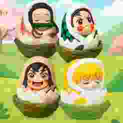 Pack of 4 Egg Figures - Demon Slayer (Kimetsu no Yaiba)