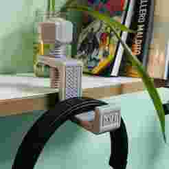Mjolnir headphone holder