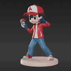 Stylized Young Explorer Model – Action Throw Pose for Resin Printing