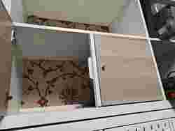 Connector for doors in Kallax shelves