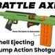 Fluted Muzzle for Silly's Battle Axe Nerf Blaster