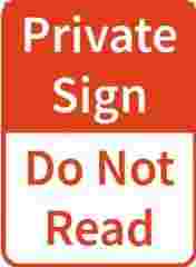 funny caution sign