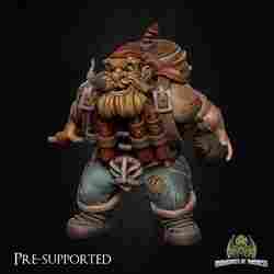 Dwari The Dynamiter [PRE-SUPPORTED] Dwarf Artificer