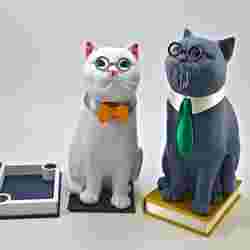 Murphy The Library Cat (with secret book box) -The Complete Package (multi and single material)