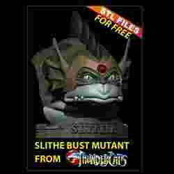 Thundercats Bust Slithe/Reptilio STL for 3D printing