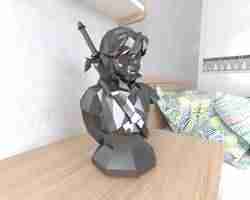 Bağlantı Büstü Lowpoly Düşük poli