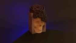 Rünlü Gül Kafatası Kitap Köşesi