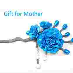 Carnation hairpin——mother s day