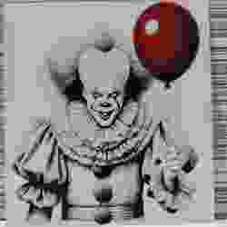 Hueforge pennywise with his balloon