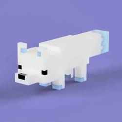 Snow Fox / Zorro de Nieve de Minecraft – 3D Printable