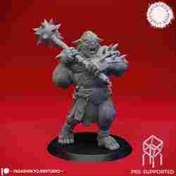 Bugbear - Tabletop Miniature (Pre-Supported)