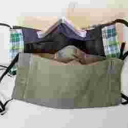 Clip-on nose bracket/pad for home-made cloth face masks
