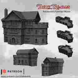 Dark Realms Fantasy Scenery - Fortified Manor