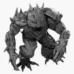Frog demon brute (Slaad proxy miniature)