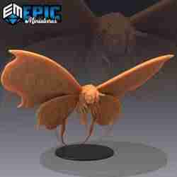 Giant Moth Titan / Huge Insect Kaiju / Butterfly Third Stage