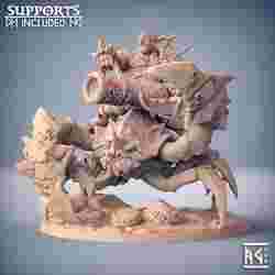 Gronk on Marshclaw the Swamp Crab - Ogre Marauders