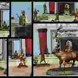 Minoan Palace Feast - Scenery set