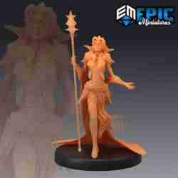 Vampire Mistress Staff / Undead Sorcerer / Female Wizard