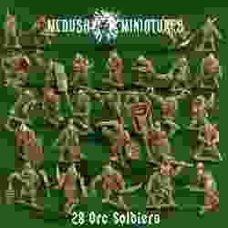 Warhorde of the Broken Banner – 28 Orc Soldier Miniatures