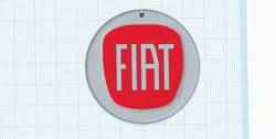 Fiat Logolu anahtarlık (çift taraflı)
