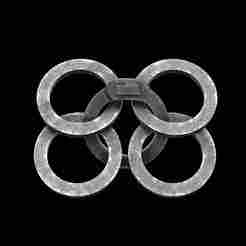 Chainmail - 10mm - wedge rivet