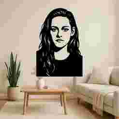 Kristen Stewart - Wall Art Multicolor