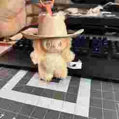 Labubu Sombrero Hat Stl