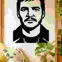 Pedro Pascal - Wall Art Onecolor