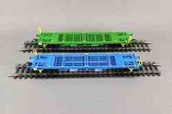 Multicolor 40-foot container in H0 scale (1:87)