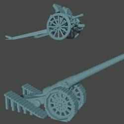 6-15mm Italian Great War Artillery: Cannone da 75/27 modello 11 & Cannone da 149/35 WWI-IT-5