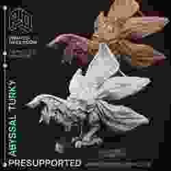 Abyssal Turky - Elemental Familar - PRESUPPORTED - 32mm scale