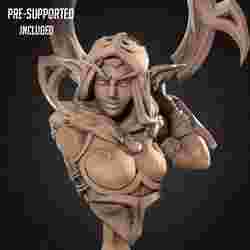 (Bust) Eve, the Rogue Night Elf (2 Versions)