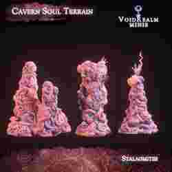 Cavern Terrain - Twisted Stalagmites