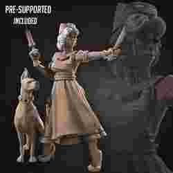 Emilia, the Nurse (and Goo Goo, the Doberman)