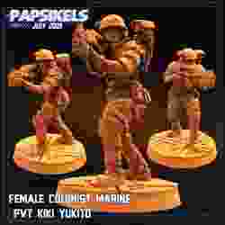 FEMALE COLONIST MARINE PVT KIKI YUKITO