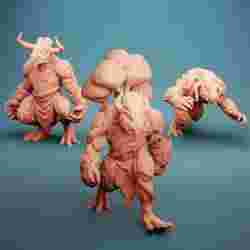 Fey-Dhok Forest Kobolds (Set of 3)