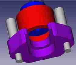 K8200 3Drag için hızlı ve kirli j_Head Merlin hotend montajı