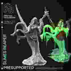 Slime Reaper - İnsansı Slime - DESTEKLİ - 32mm Ölçek