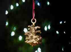 Çam Kozalağı 1 Yılbaşı Ağacı Süsü