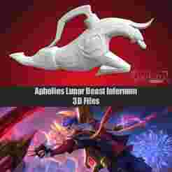 Aphelios Lunar Beast Infernum League of Legends STL files