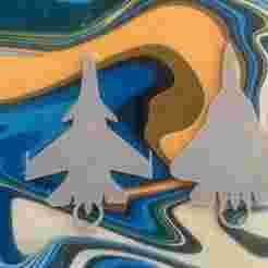 Pack 3 Russian Jets Keyrings - Su-24, Su-30, Su-34, Su-35, Su-57