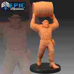 Orc Henchman Barrel / Green Skin Gangster / Mafia Stooge / Hidden Killer