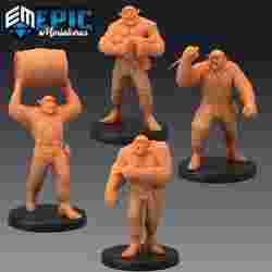 Orc Henchman Set / Green Skin Gangster / Mafia Stooge / Hidden Killer