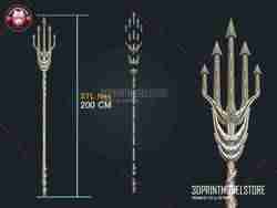 Aquaman Trident Cosplay Silah Cadılar Bayramı - DC Comics Kostüm