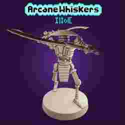 Nemesis combat android with Sandstorm khopesh