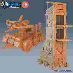 Siege Engine Tower & Dragonslayer Ballista / War Machine / Warfare Construct
