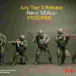 TurnBase Miniatures: Wargames- Navy SEALs:FROGMEN (july tier 3)