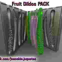 Pack of Fruit Dildos with mold / Pack de Consoladores frutales con molde