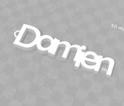 PERSONALIZABLE KEY HOLDER Damien