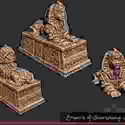 Sphynx Statue - Tabletop Gaming
